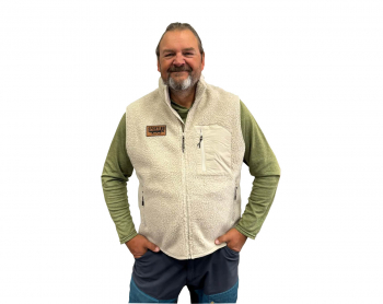 Sporting Sherpa Vest Offwhite - Large Sporting Sherpa Vest Offwhite - Large